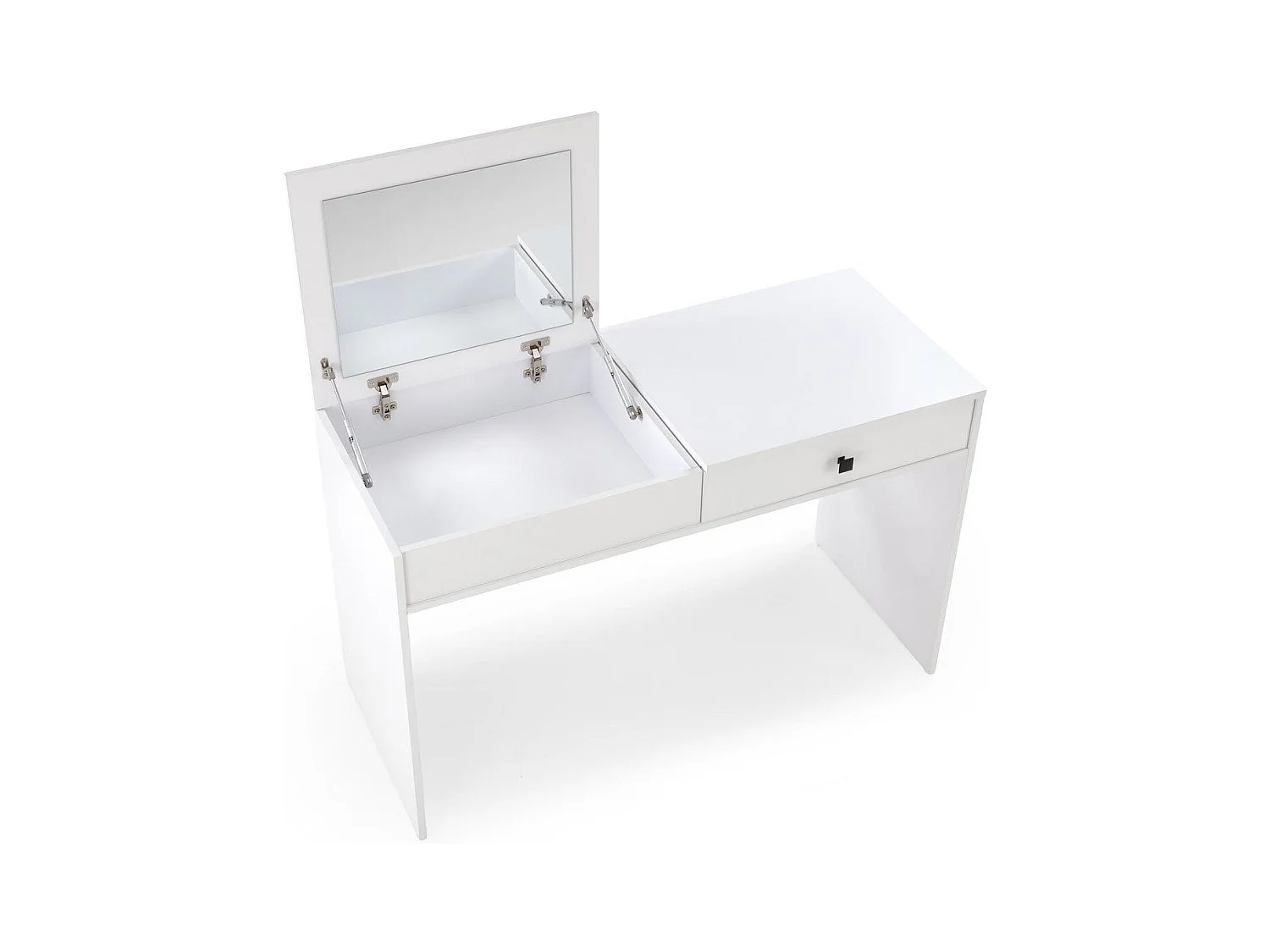 Coiffeuse moderne blanche avec miroir MARK