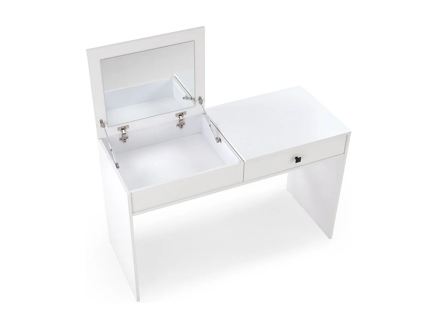 Coiffeuse moderne blanche avec miroir MARK