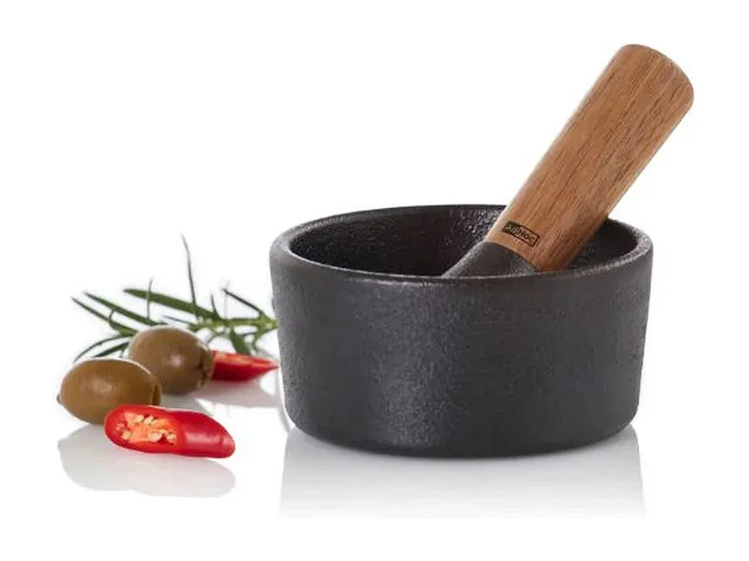 Adhoc Mortier + pilon en bois d'acacia - MO15