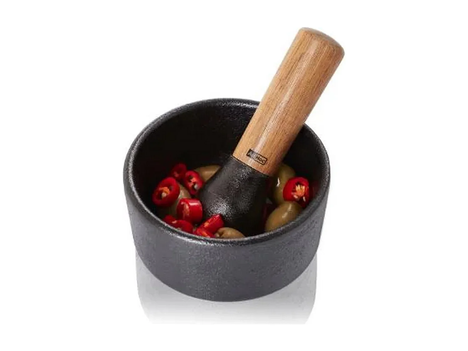 Adhoc Mortier + pilon en bois d'acacia - MO15