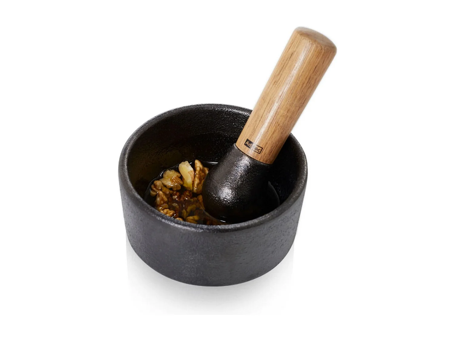 Adhoc Mortier + pilon en bois d'acacia - MO15