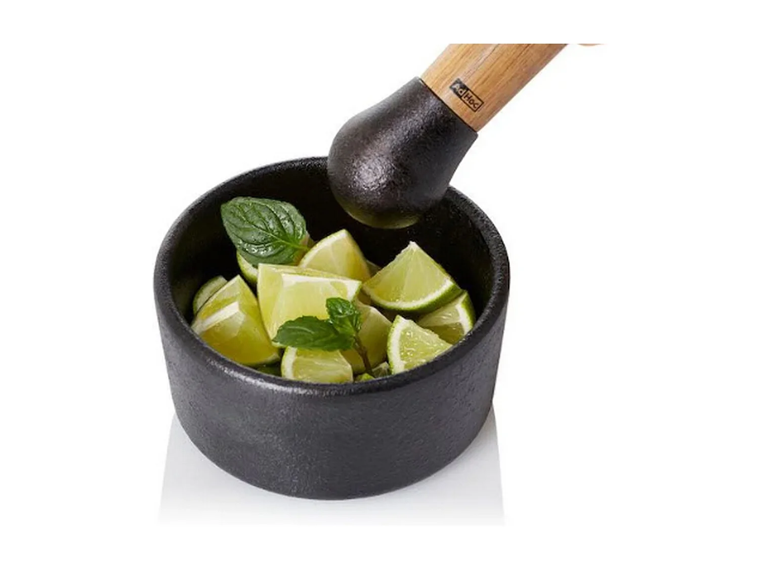 Adhoc Mortier + pilon en bois d'acacia - MO15