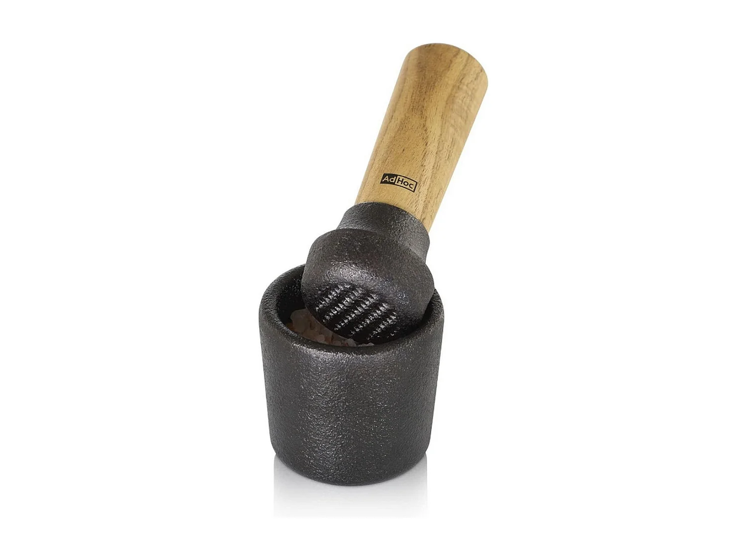 Adhoc Mortier + pilon en bois d'acacia - MO14