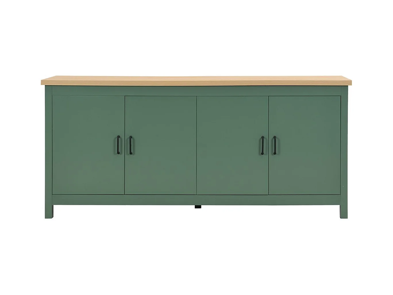 Buffet 4 portes vert 180 cm - Sana