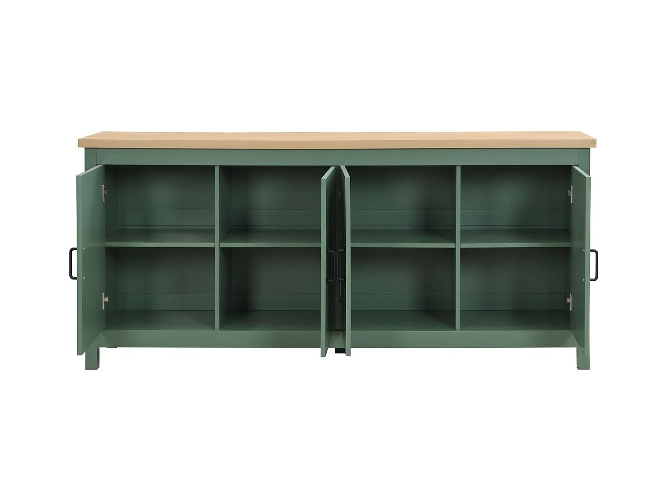 Buffet 4 portes vert 180 cm - Sana
