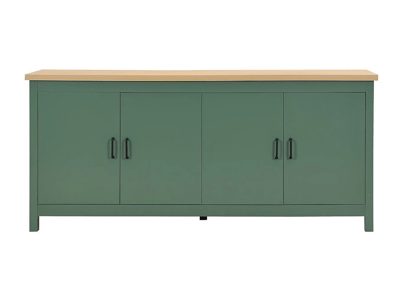 Buffet 4 portes vert 180 cm - Sana