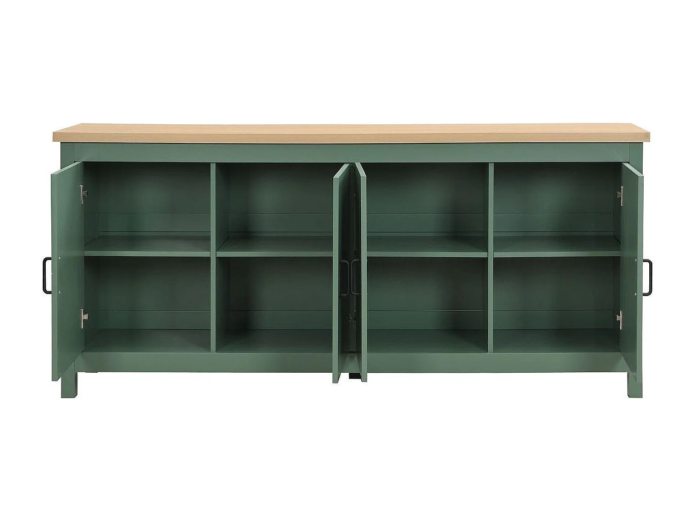 Buffet 4 portes vert 180 cm - Sana