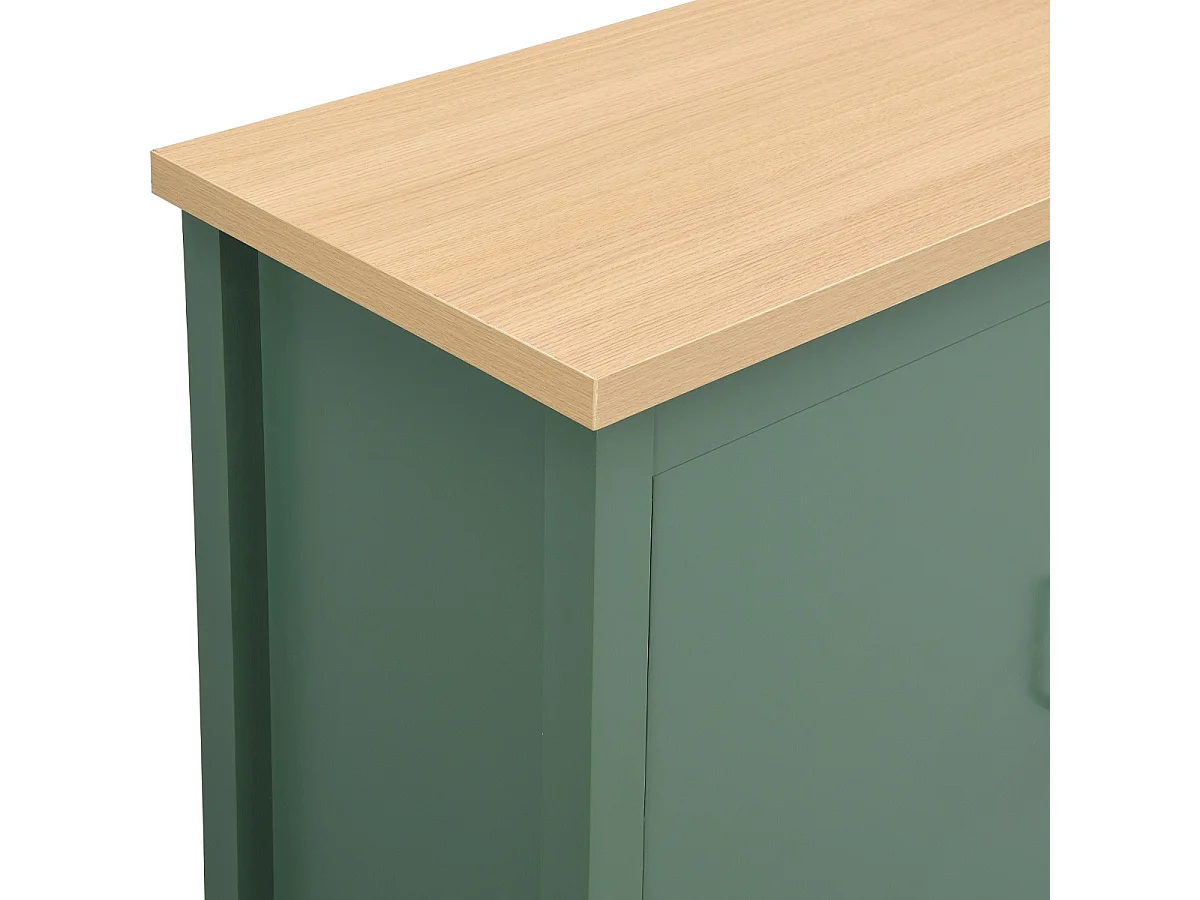 Buffet 4 portes vert 180 cm - Sana