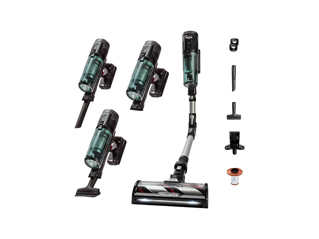 Aspirador escoba Rowenta X-Force Flex 13.60 150aW recargable negro