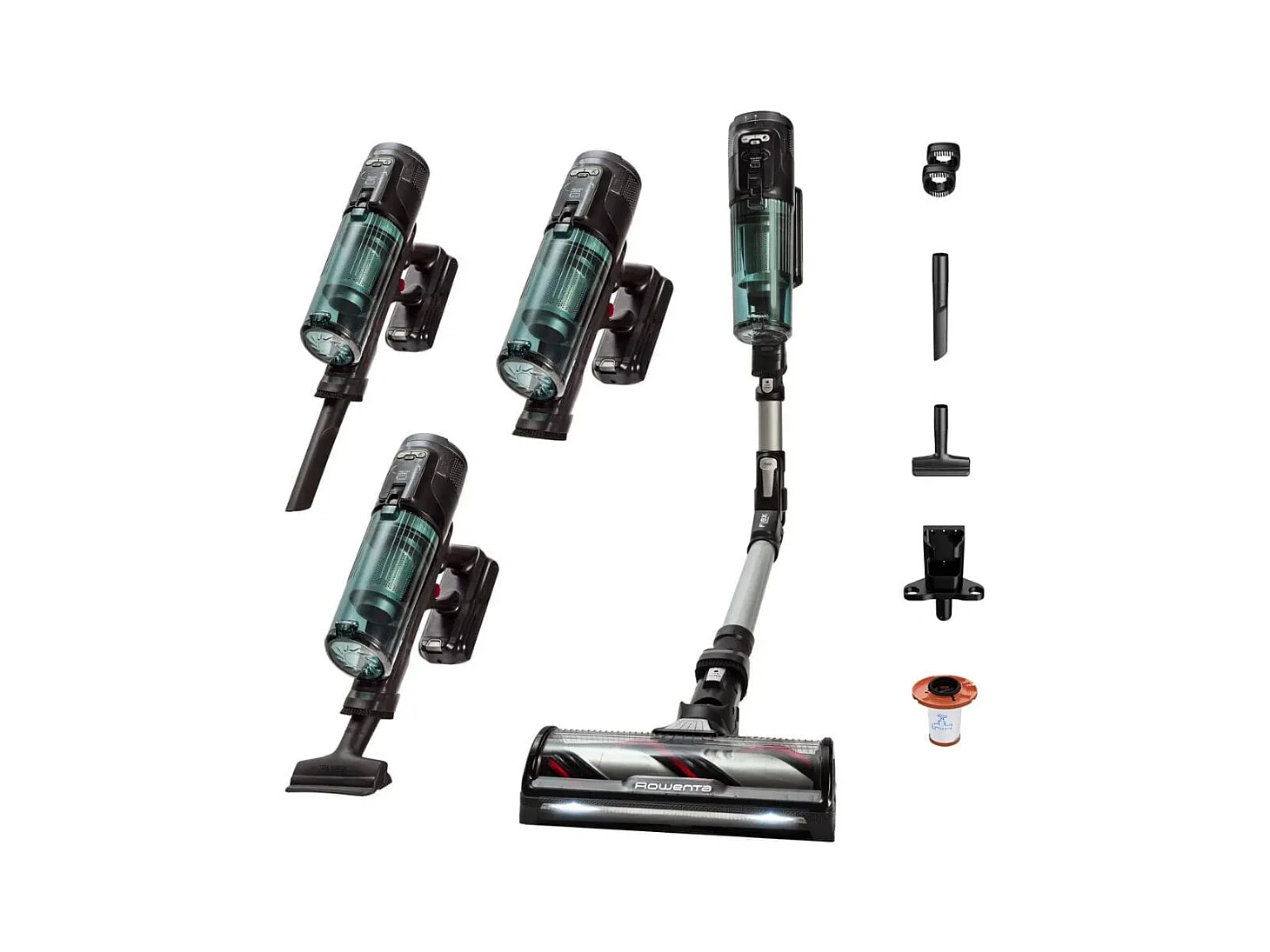 Rowenta Aspirateur balai rechargeable 380w - RH9A32WO