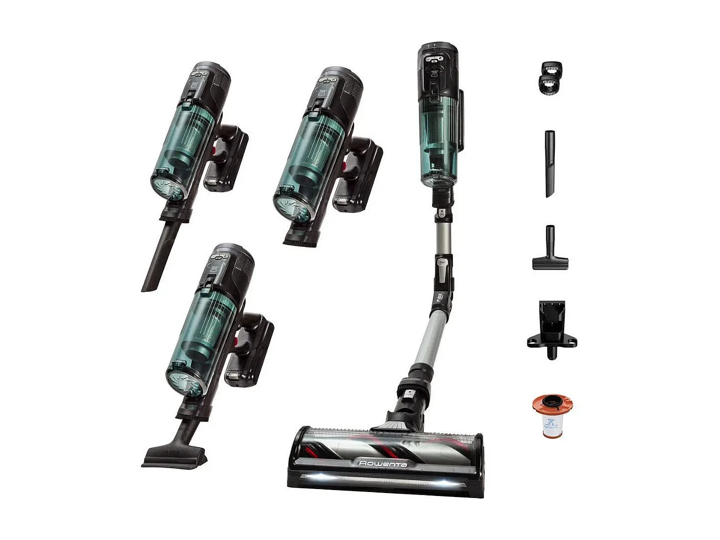 Rowenta Aspirateur balai rechargeable 380w - RH9A32WO