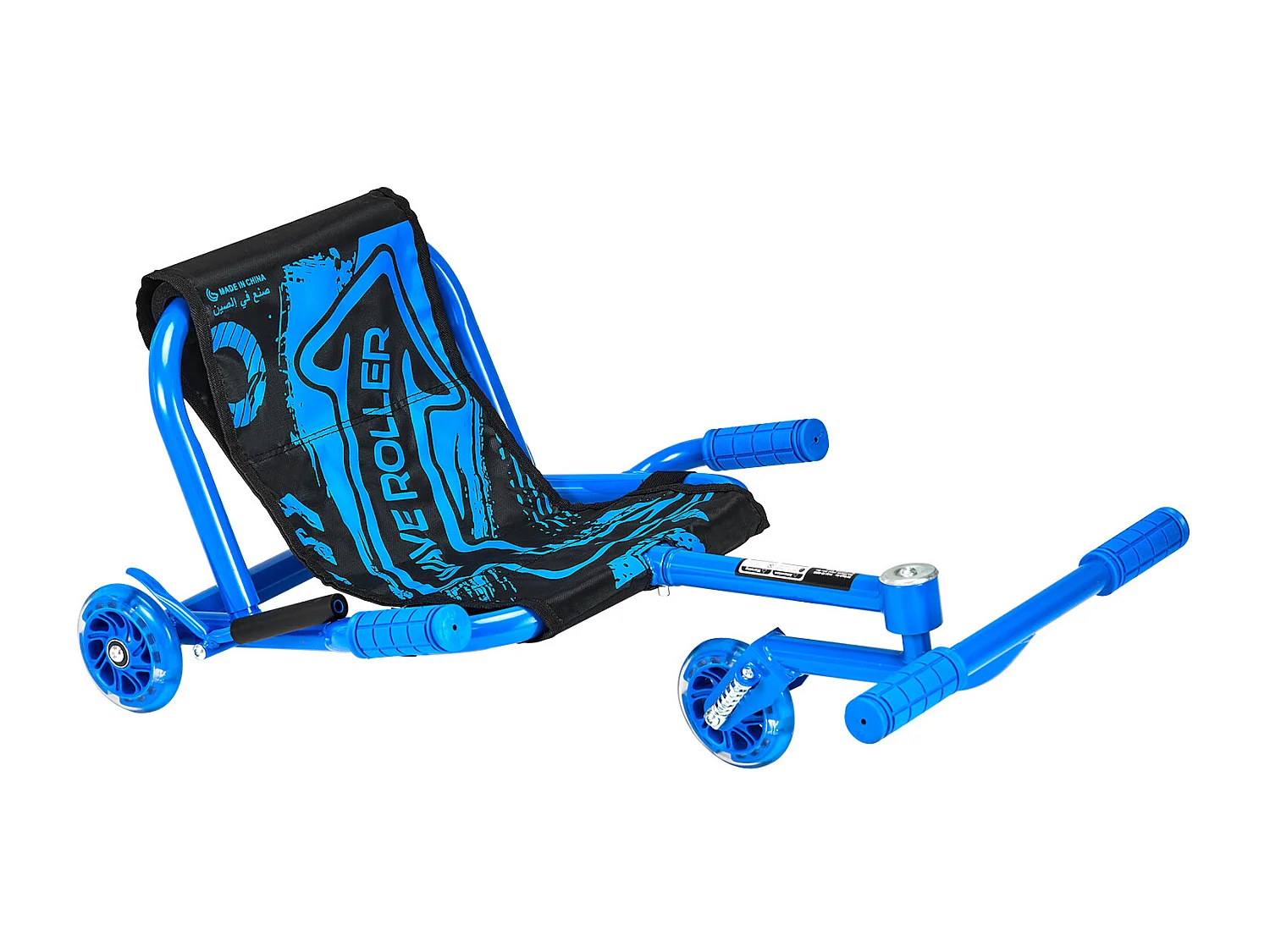 Scooter SucceBuy, Oprijscooter, Capaciteit van 60 kg, voor Kinderen van 4 Jaar en Ouder, Zigzagbeweging voor Binnen en Buiten, Blauw