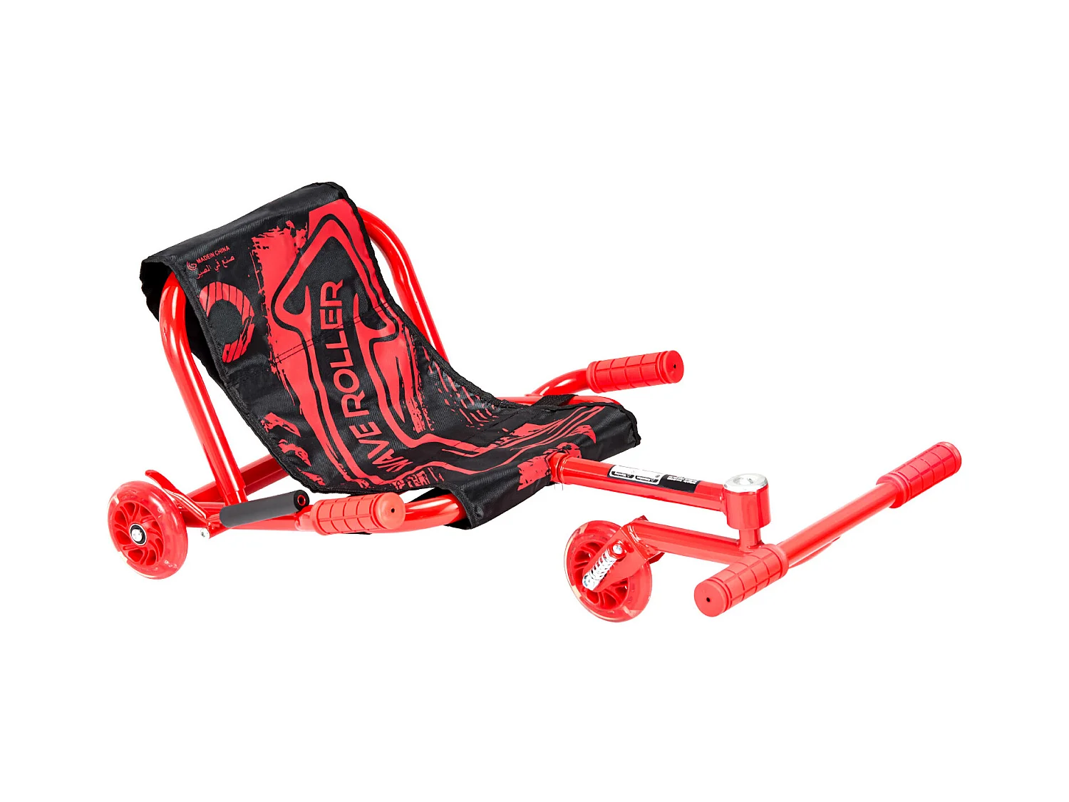 Trottinette SucceBuy, Trottinette à Enfourcher, Capacité de 90 kg, pour les 10 Ans et Plus, Alimentation en Zigzag, pour l'Intérieur et l'Extérieur, Rouge