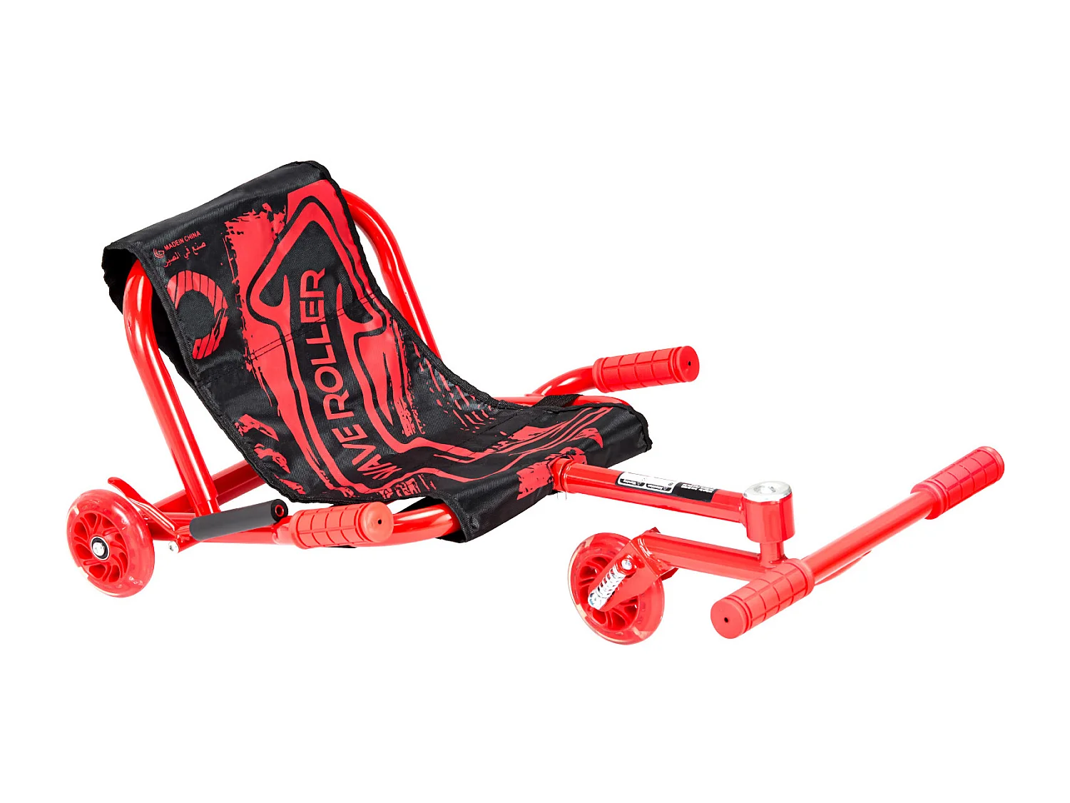 Trottinette SucceBuy, Trottinette à Enfourcher, Capacité de 90 kg, pour les 10 Ans et Plus, Alimentation en Zigzag, pour l'Intérieur et l'Extérieur, Rouge