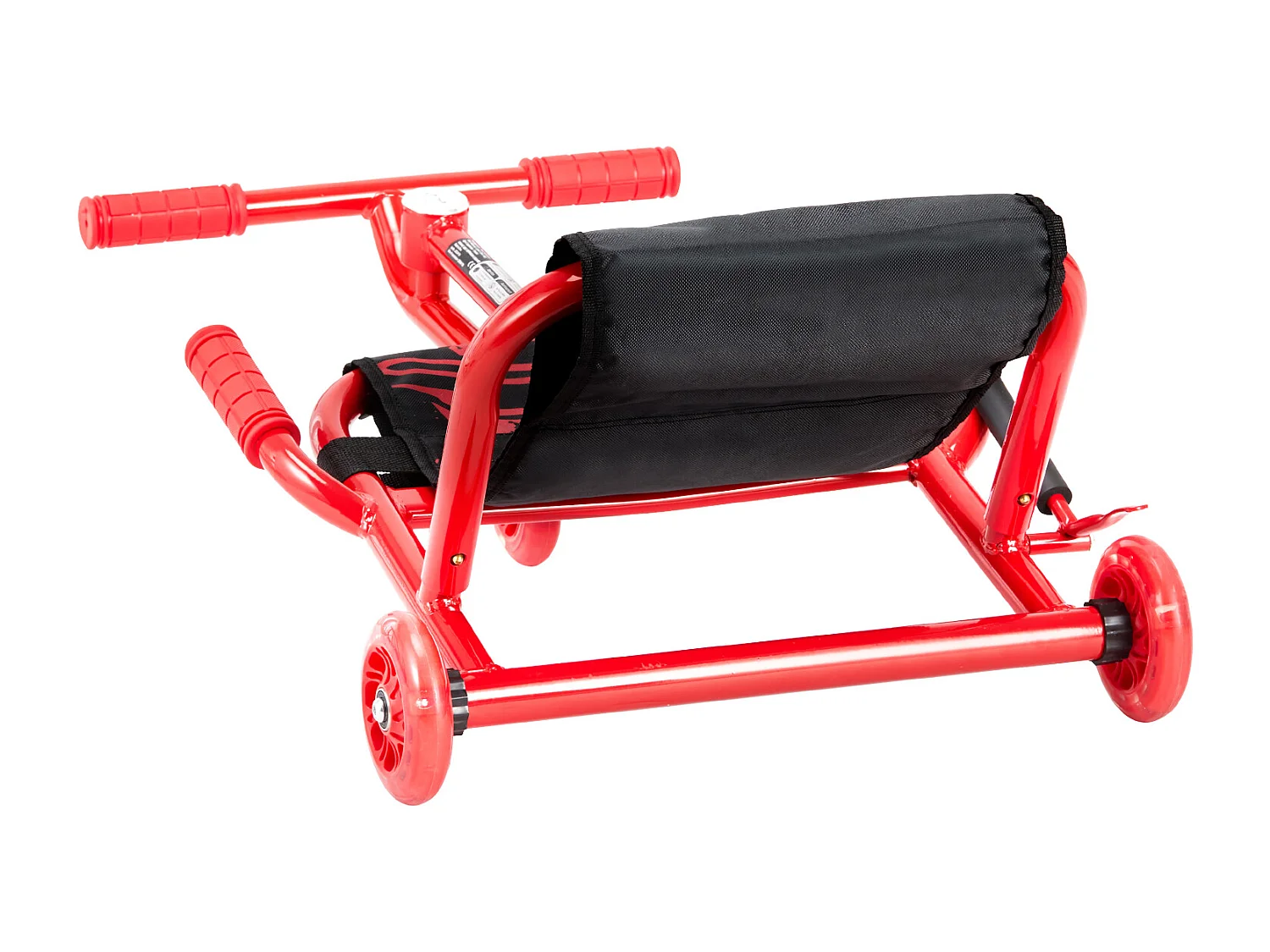Trottinette SucceBuy, Trottinette à Enfourcher, Capacité de 90 kg, pour les 10 Ans et Plus, Alimentation en Zigzag, pour l'Intérieur et l'Extérieur, Rouge