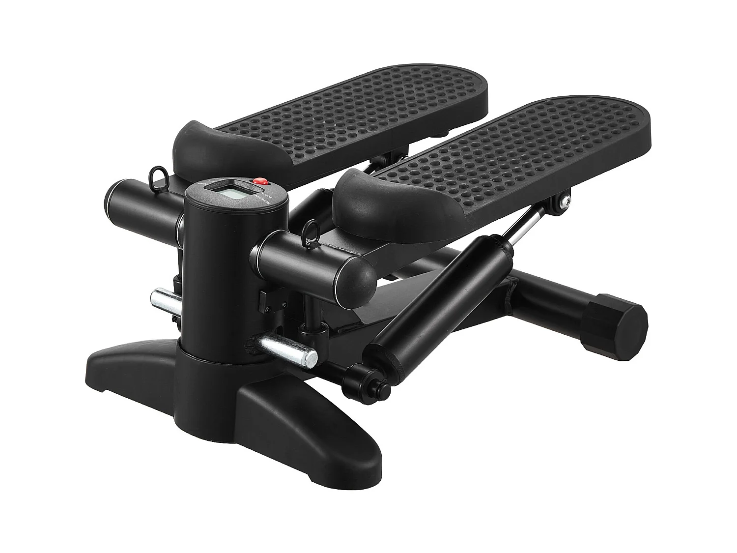 Stair Stepper SucceBuy, Mini Stepper d'Exercice pour la Maison, Équipement de Fitness Hydraulique avec Bandes de Résistance, Capacité de 150 kg, Noir