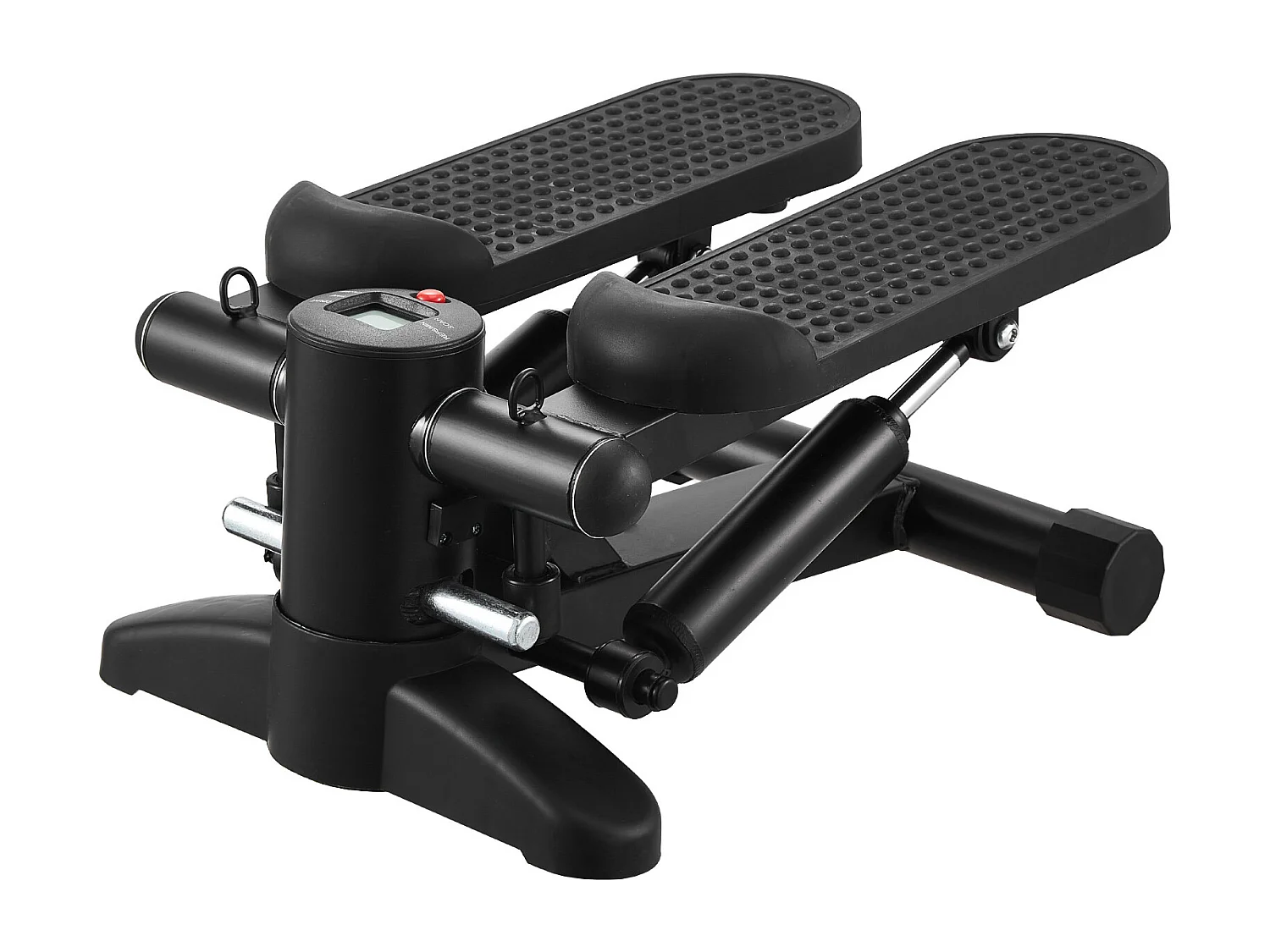 Stair Stepper SucceBuy, Mini Stepper d'Exercice pour la Maison, Équipement de Fitness Hydraulique avec Bandes de Résistance, Capacité de 150 kg, Noir