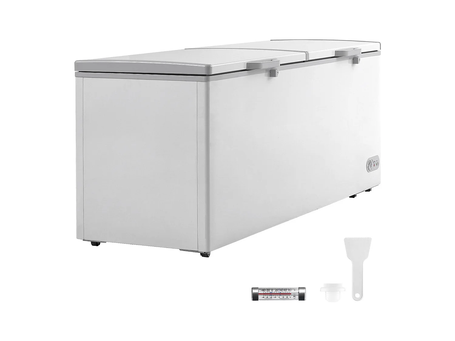 Congelador Horizontal SucceBuy de 561 L com 4 Cestos e Tampas Duplas