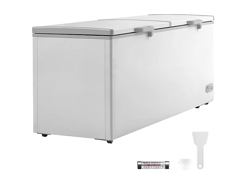 Congélateur Coffre SucceBuy de 561L avec 4 Paniers et Couvercles Doubles