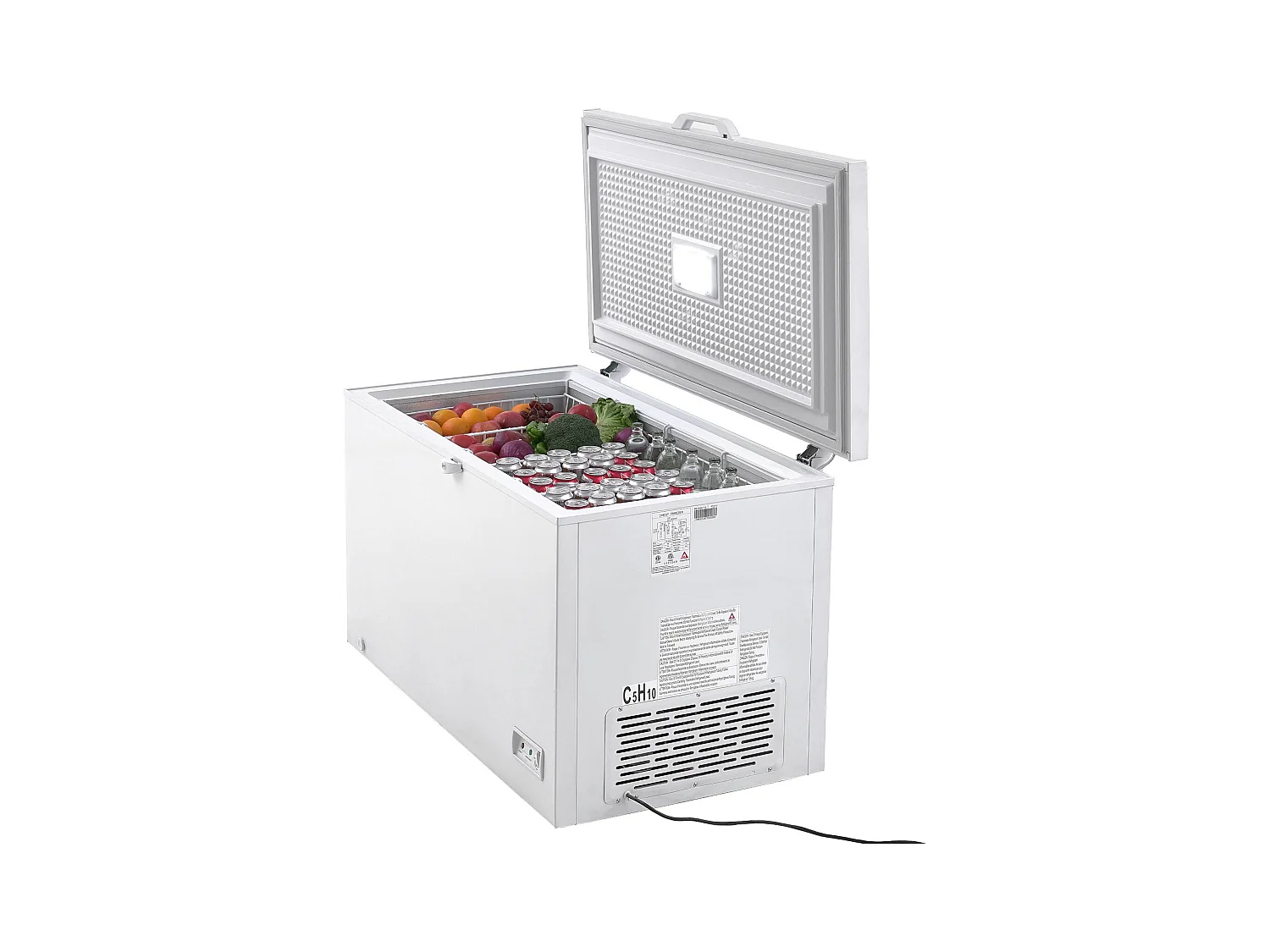 Congelador Horizontal SucceBuy de 345 L com 4 Cestos