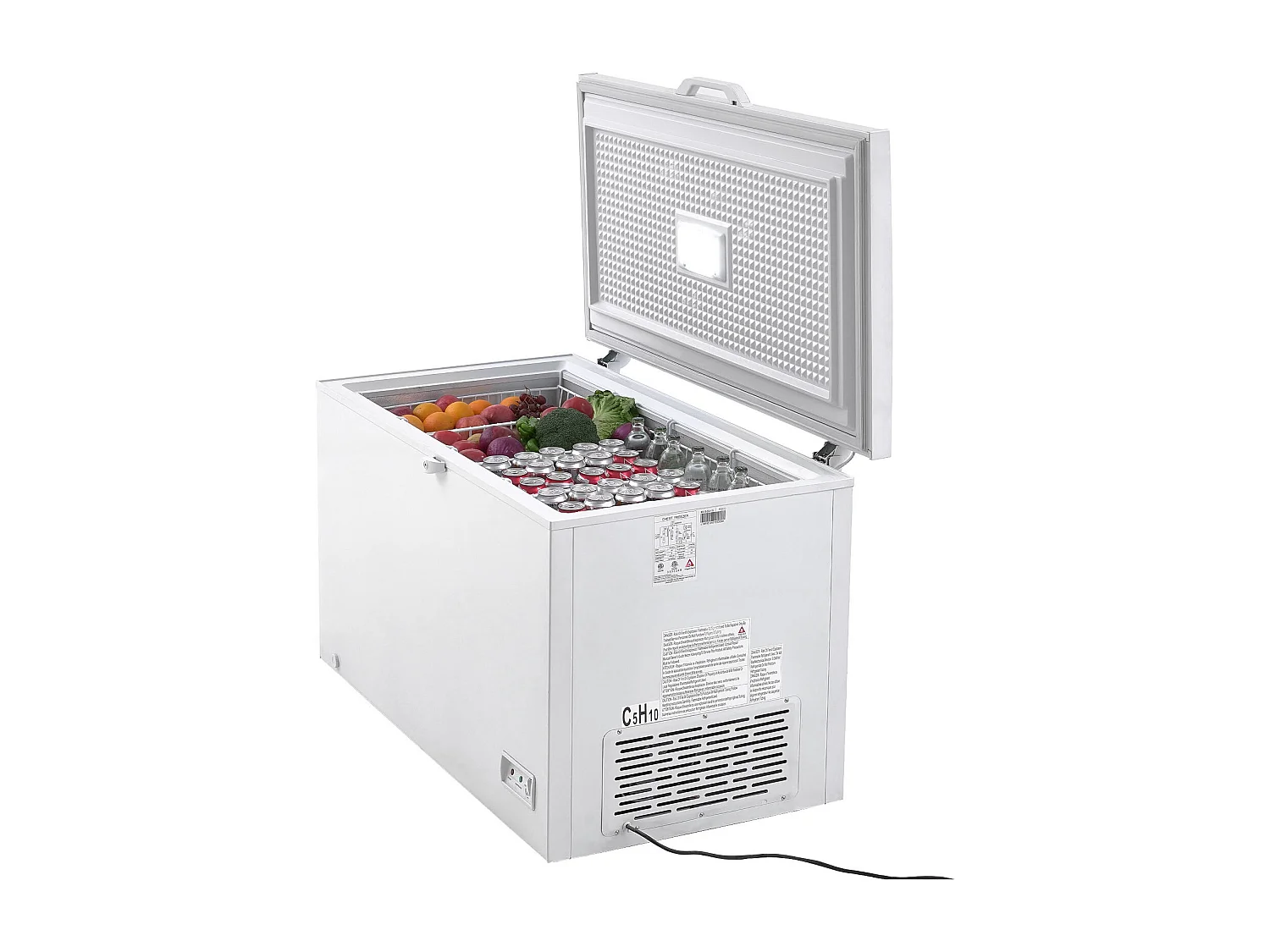 Congélateur Coffre SucceBuy de 345L avec 4 Paniers