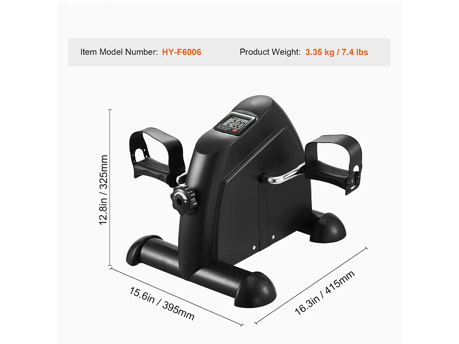 Stair Stepper SucceBuy, Oefeningspedaal onder het Bureau, Mini Oefeningspedaal voor Fiets onder het Bureau, Anti-rutschmat, Ideaal voor Thuisfitness