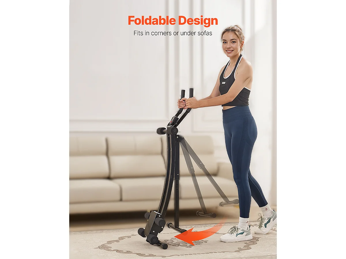 Aparelho para Abdominais SucceBuy, Treinador Abdominal e Básico, Equipamento de Musculação Plegável para Academia em Casa, Capacidade de 200 kg
