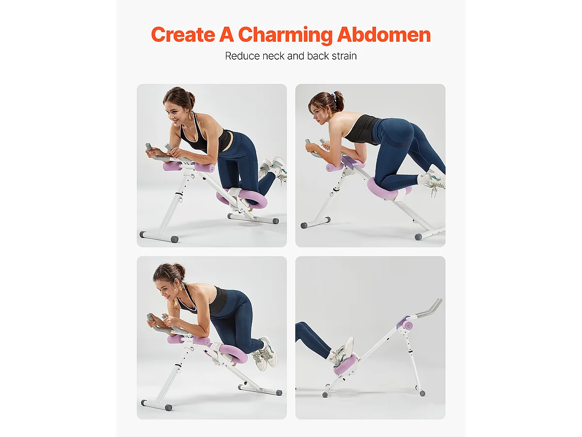 Appareil à Abdominaux SucceBuy, Machine d'Entraînement AB, Entraîneur Abdominal et de Base pour Salle de Sport à Domicile, Capacité de 150 kg