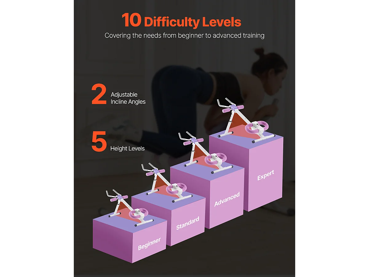 Appareil à Abdominaux SucceBuy, Machine d'Entraînement AB, Entraîneur Abdominal et de Base pour Salle de Sport à Domicile, Capacité de 150 kg