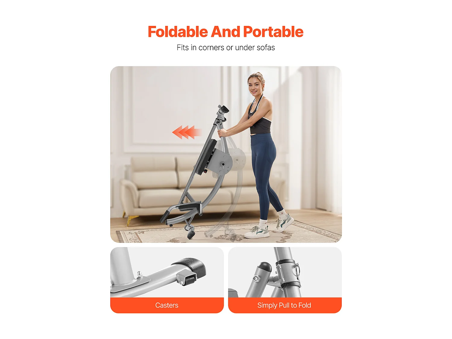 Appareil à Abdominaux SucceBuy, Appareil d'Entraînement pour Abdominaux, Entraîneur de Base et d'Abdominaux pour Femmes, Acier au Carbone