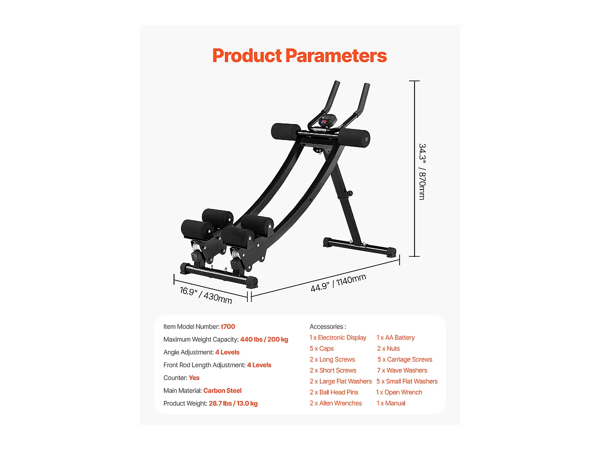Appareil à Abdominaux SucceBuy, Équipement de Gym à Domicile pour Abdominaux. Entraîneur de Base et d'Abdominaux pour Femmes