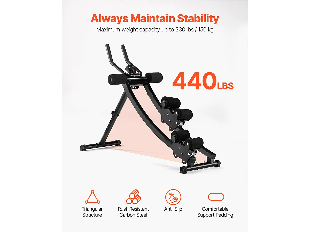 Bauchmuskeln-Gerät SucceBuy, Heimtrainingsgerät für Bauchmuskeln. Grund- und Bauchmuskeln-Trainer für Frauen