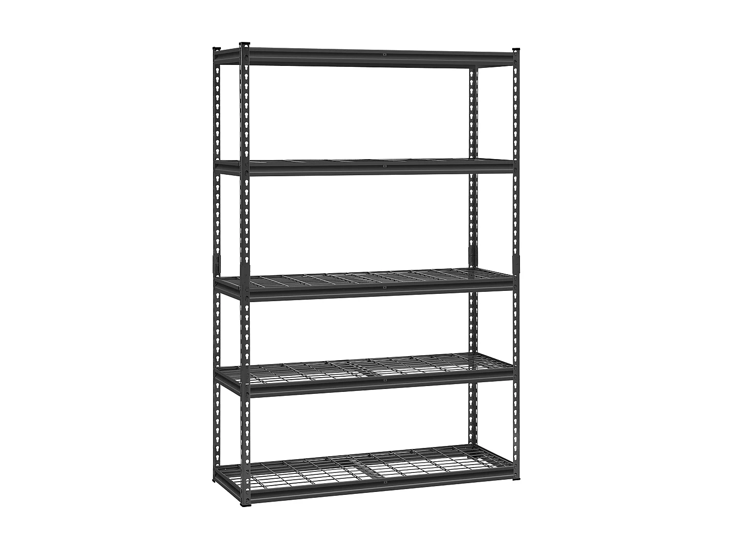 Estantes de Almacenamiento SucceBuy Resistentes y Ajustables de 5 Niveles, 1134 kg,  de Acero al Carbono SPCC, para Cocinas, Garajes