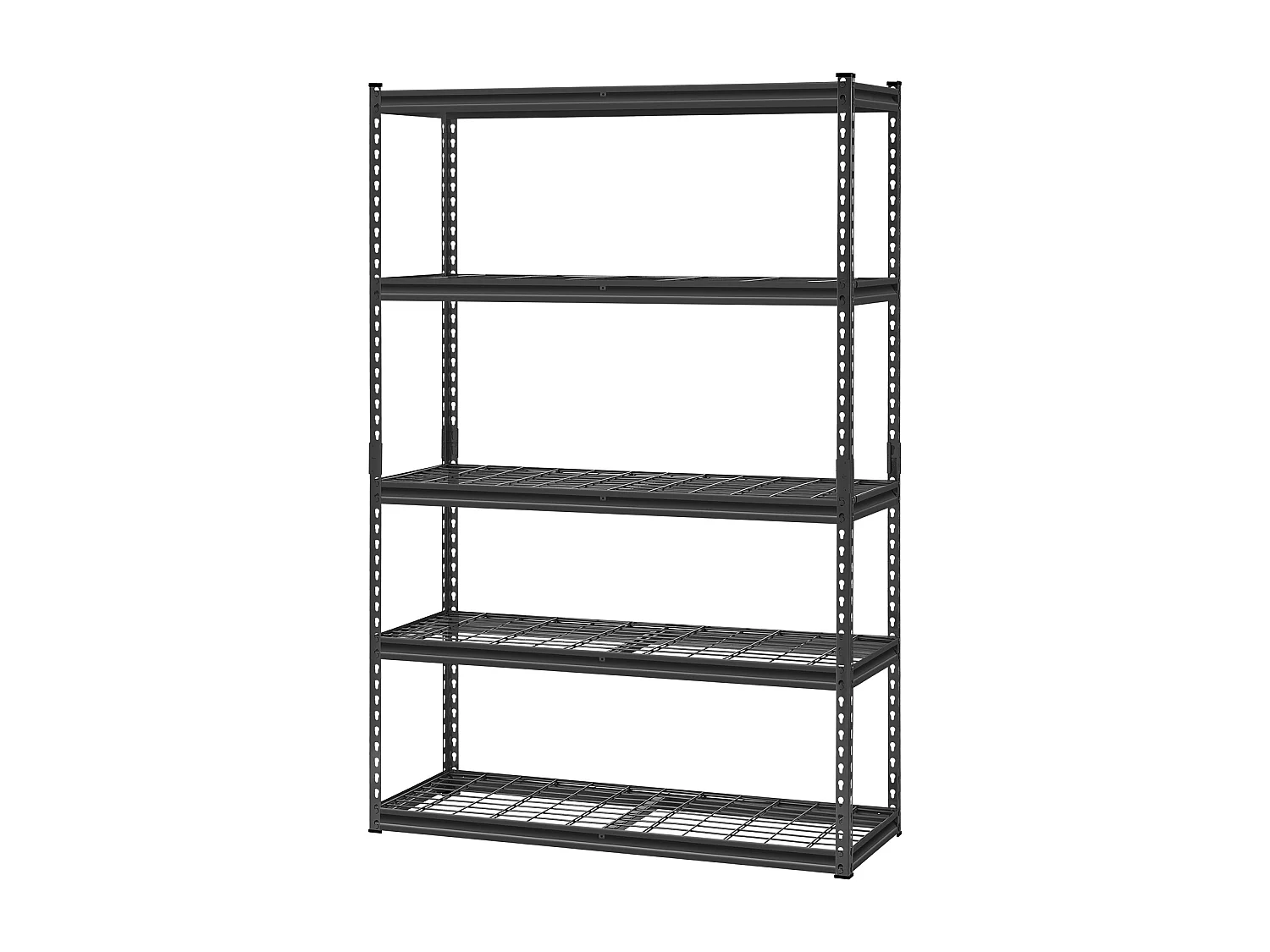 Estantes de Almacenamiento SucceBuy Resistentes y Ajustables de 5 Niveles, 1134 kg,  de Acero al Carbono SPCC, para Cocinas, Garajes