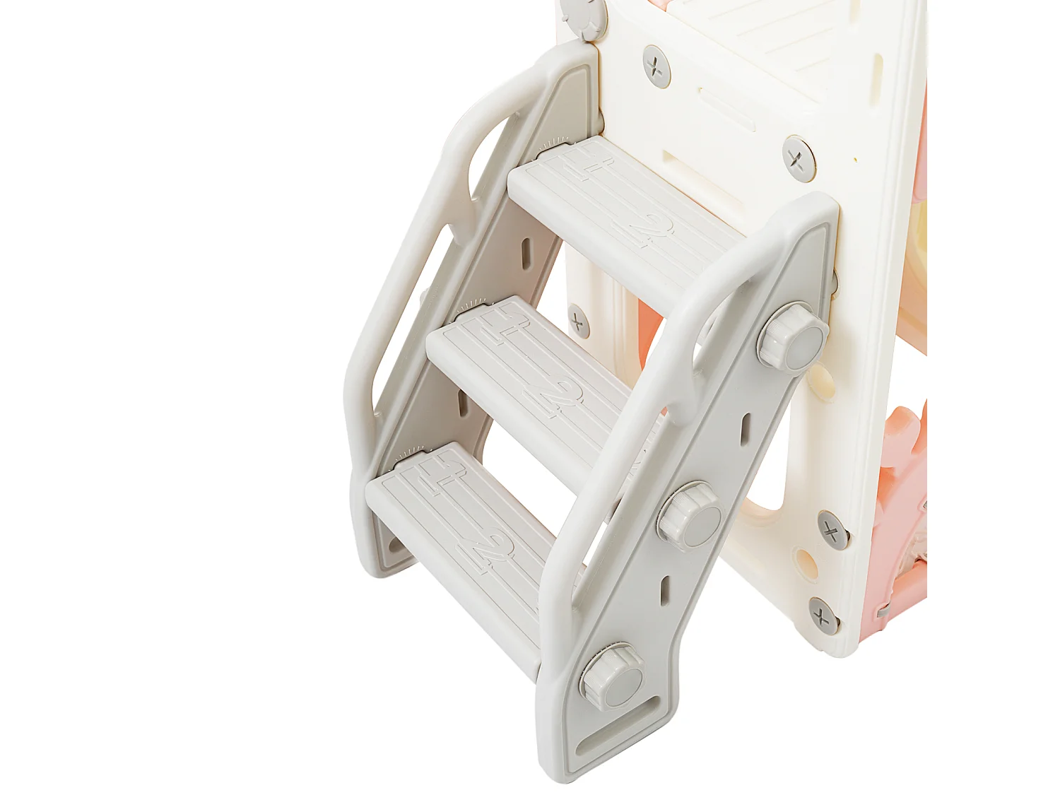 8-in-1 speeltuin met maritiem thema, dubbele glijbaan, boogtunnel, basketbalring, telescoop en klimrek.