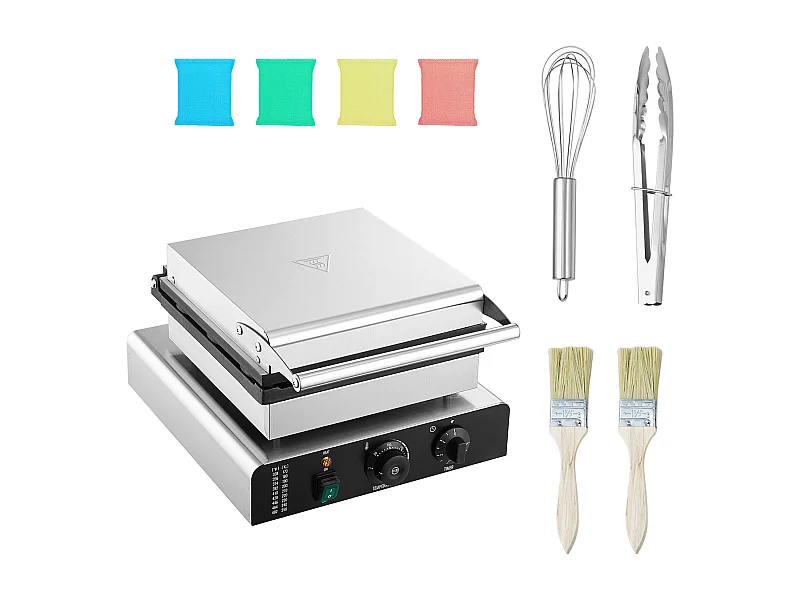 Máquina de Donuts Elétrica SucceBuy 9 Peças Máquina de Donuts Comercial 2000 W Antiaderente