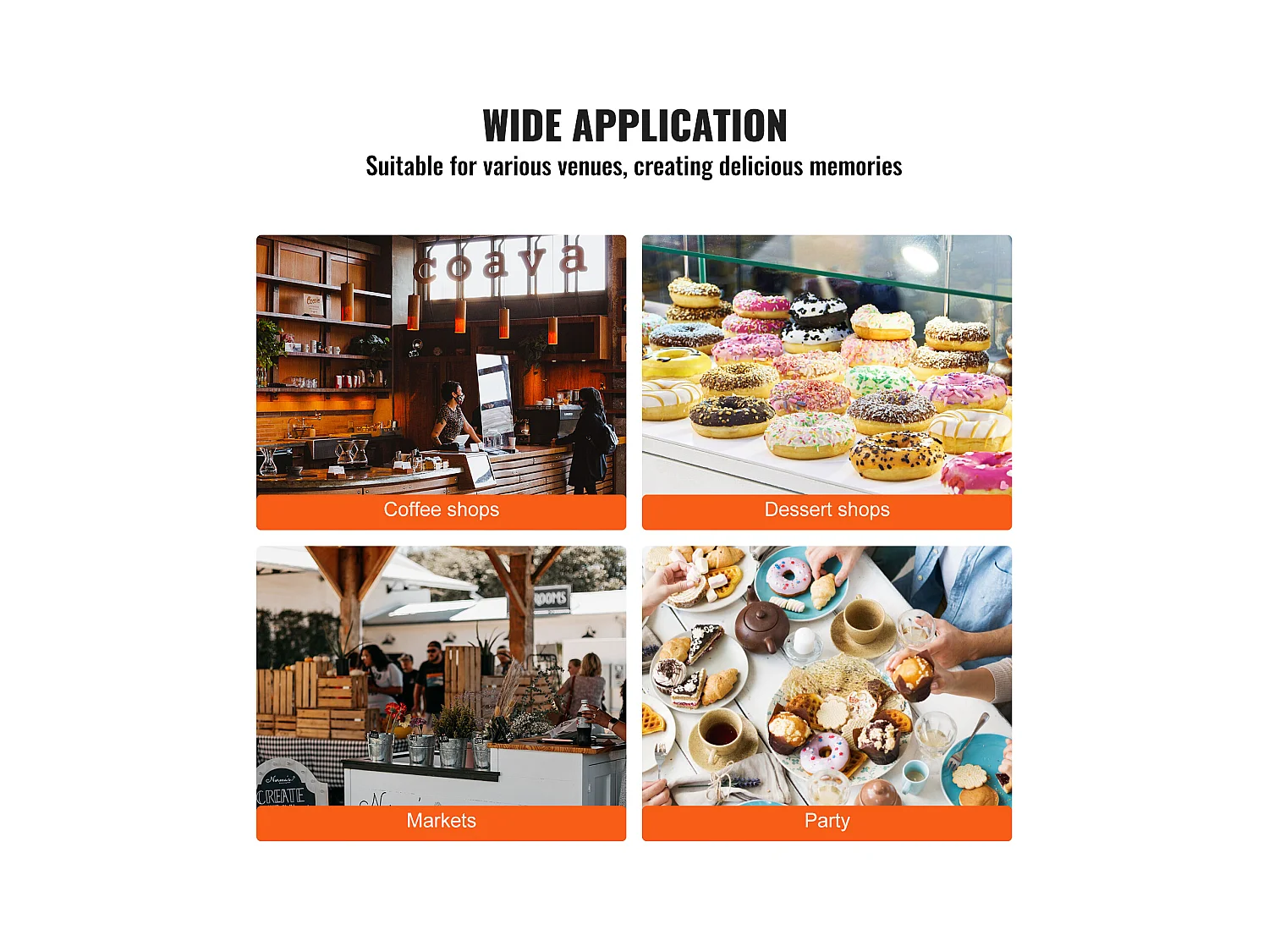 Machine à Beignets électrique SucceBuy 9pcs Machine à Beignets Commerciale 2000 W Antiadhésive