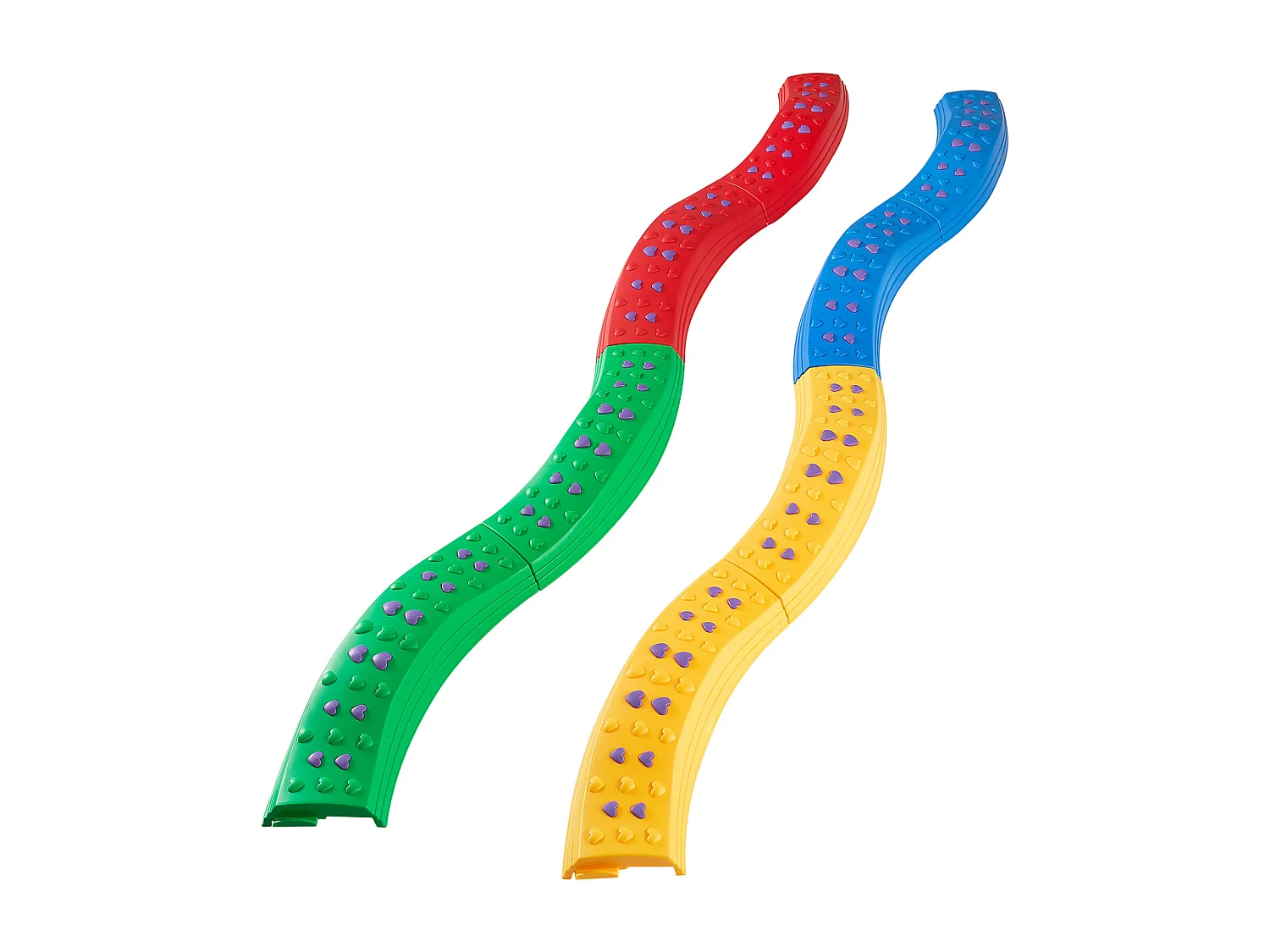 Poutre d'Équilibre SucceBuy Poutres d'Équilibre pour Enfants 8 Pièces, Planches d'Équilibre de Gymnastique