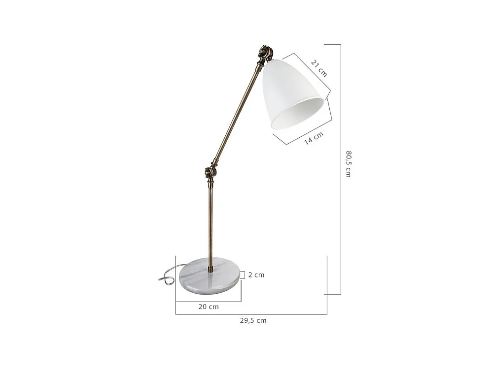 Lampada da scrivania snodabile Konrat ASZ1245
