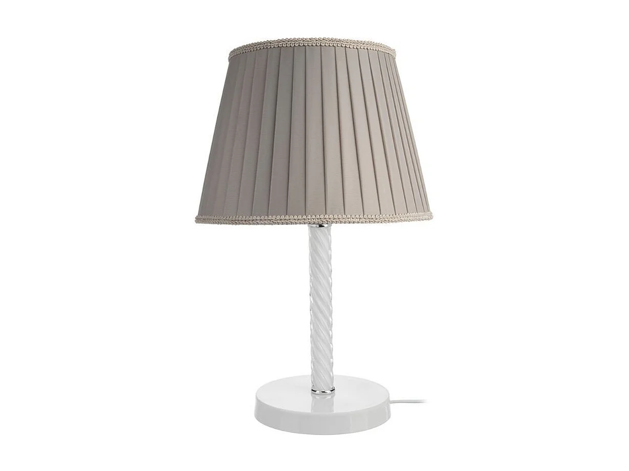 Lampada da tavolo vetro bianco Piray ASZ1277