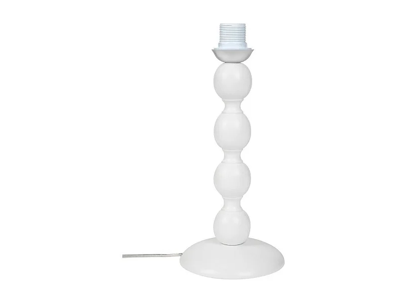 Lampada da tavolo legno naturale colore bianco Laguna ASZ0550