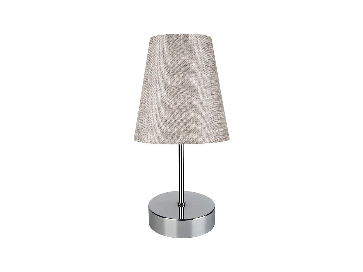 Lampada da tavolo cromo beige Estelya ASZ1068