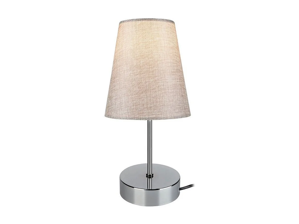 Lampada da tavolo cromo beige Estelya ASZ1068