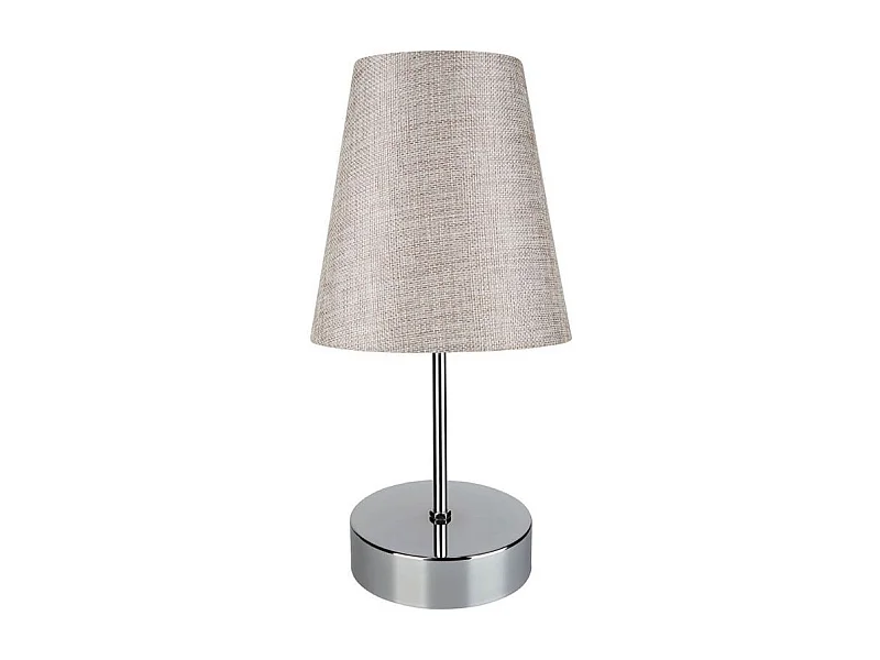 Lampada da tavolo cromo beige Estelya ASZ1068