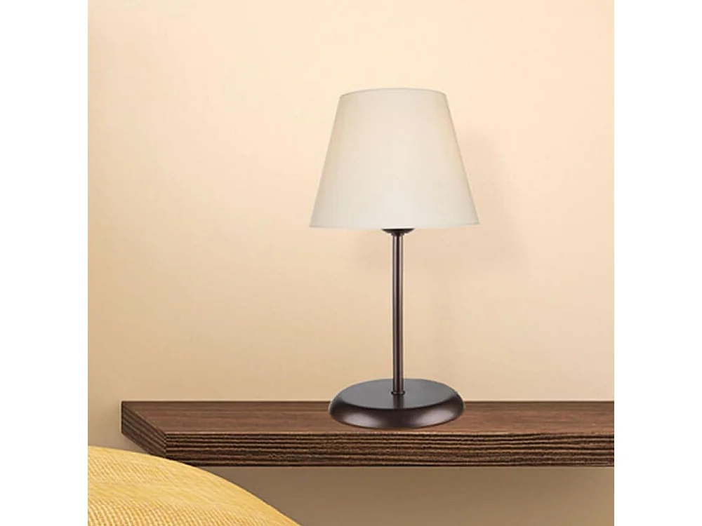 Lampada da tavolo in metallo e paralume  Elva ASZ1050