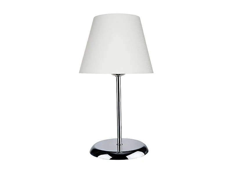 Lampada da tavolo in metallo e paralume tessuto Elva ASZ1047