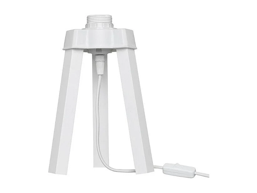 Lampada da tavolo treppiede legno colore bianco Piko MDL4768 22.5H