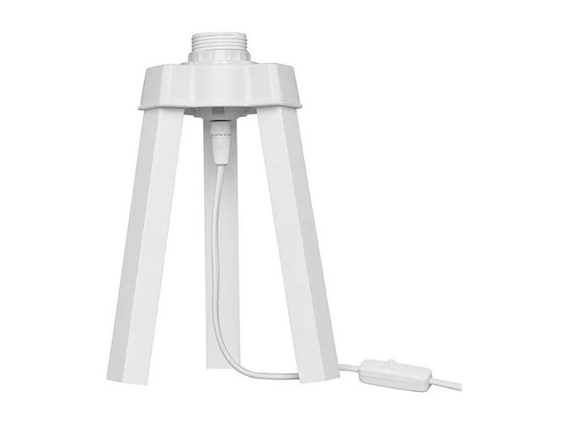 Lampada da tavolo treppiede legno colore bianco Piko MDL4768 22.5H
