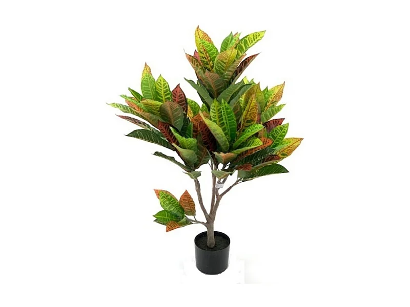 Pianta artificiale Croton 110h 97 foglie