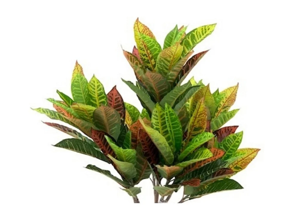 Pianta artificiale Croton 110h 97 foglie